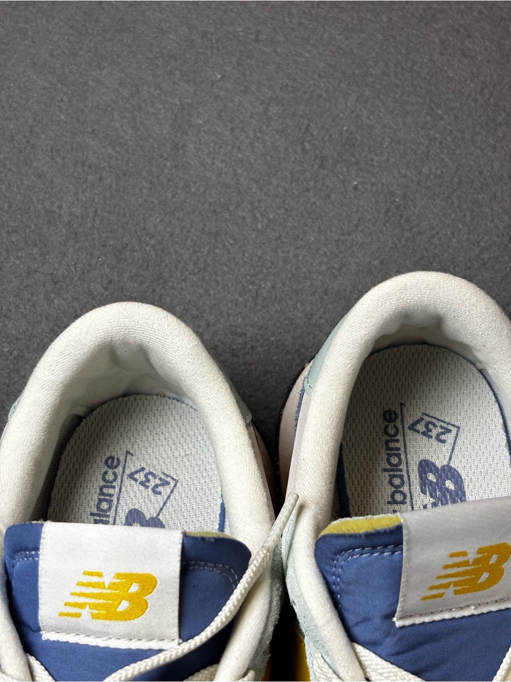 New Balance 237 women’s sneakers in blue, yellow, size 7 - Picture 6 of 9